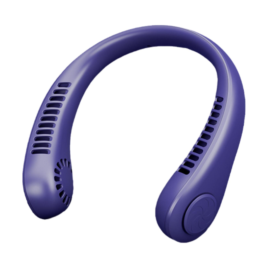 Breeze Wearable Neck Fan in Blue