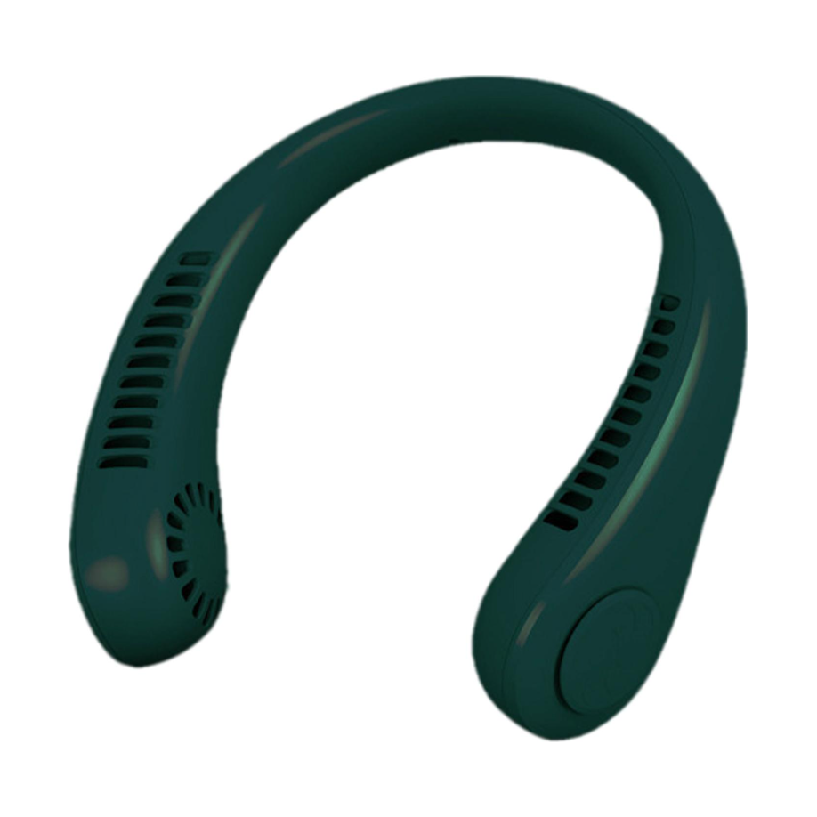 Breeze Wearable Neck Fan in Green