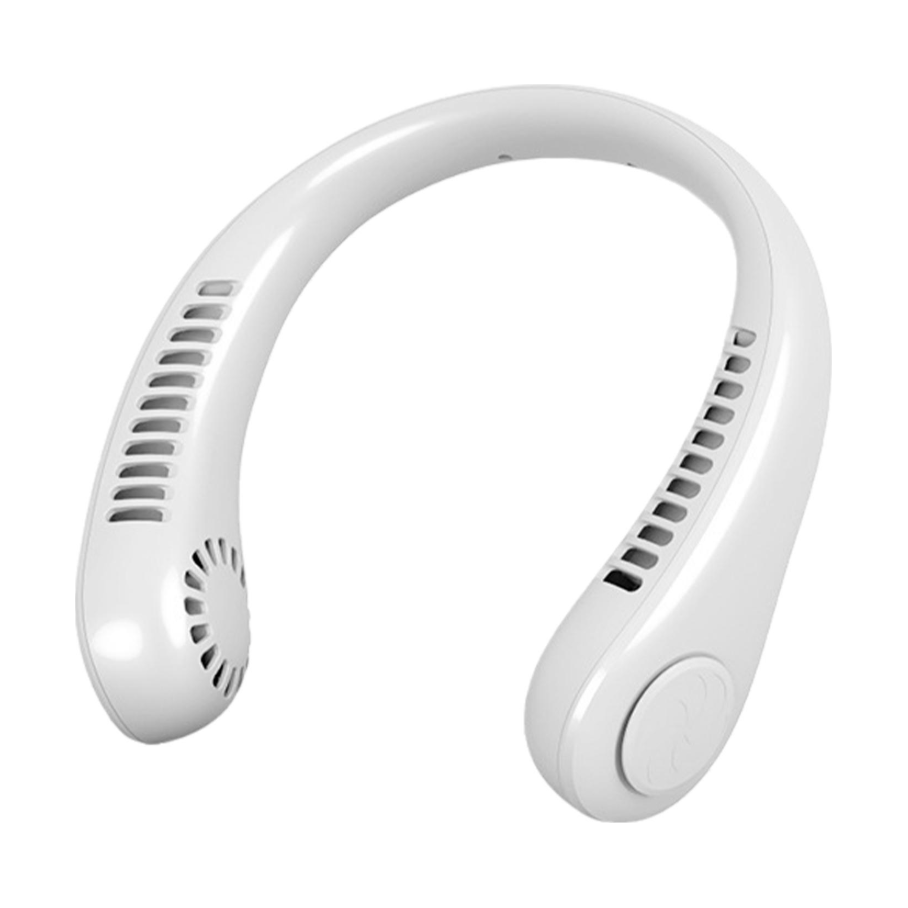Breeze Wearable Neck Fan in White